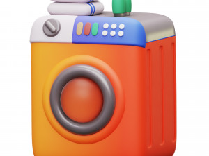 Washing Machine 3D Model