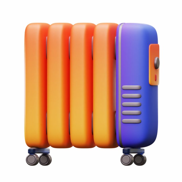 Power Heater 3D 모델 .c4d .max .obj .3ds .fbx .stl .blend 
