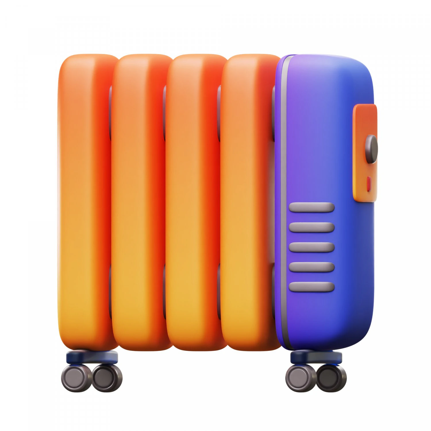 Power Heater 3D Model .c4d .max .obj .3ds .fbx .stl .blend 