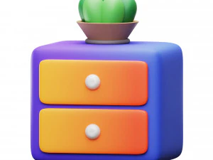 Mobiletto Modello 3D