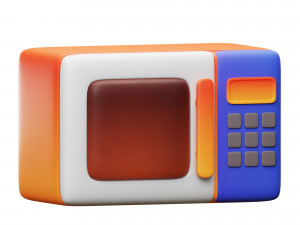 Microwave oven 3D मॉडल