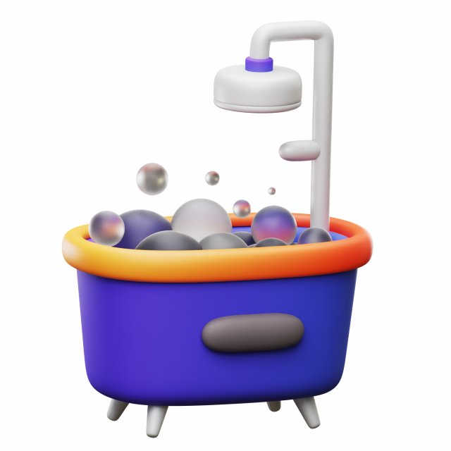 Bathub 3Dモデル .c4d .max .obj .3ds .fbx .stl .blend