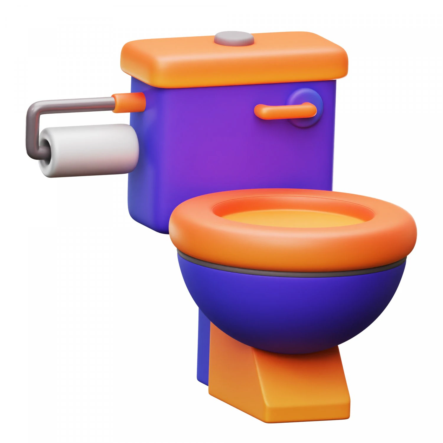 Toilet 3D Model .c4d .max .obj .3ds .fbx .stl .blend 