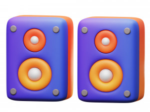 Loudspeaker Soundsystem 3D Model