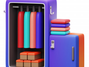 Wardrobe 3D Model