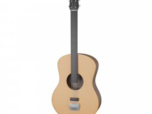 Accoustic Guitar 3D Model