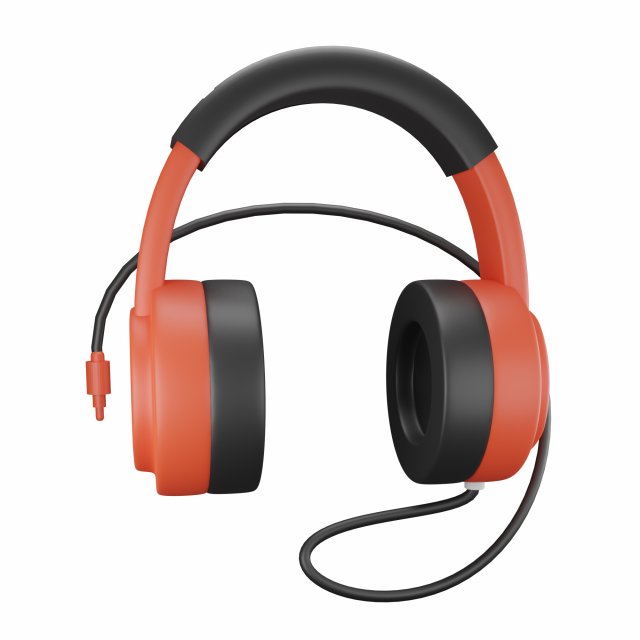 Headphone Modelo 3D .c4d .max .obj .3ds .fbx .stl .blend 