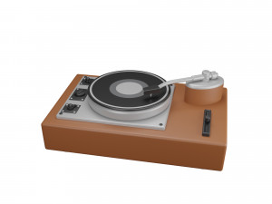 Phonograph 3D Model