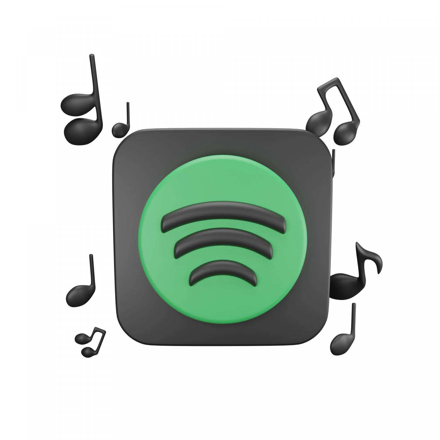 Spotify 3D Model .c4d .max .obj .3ds .fbx .stl .blend 