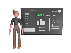 Music Mixer 3D Model