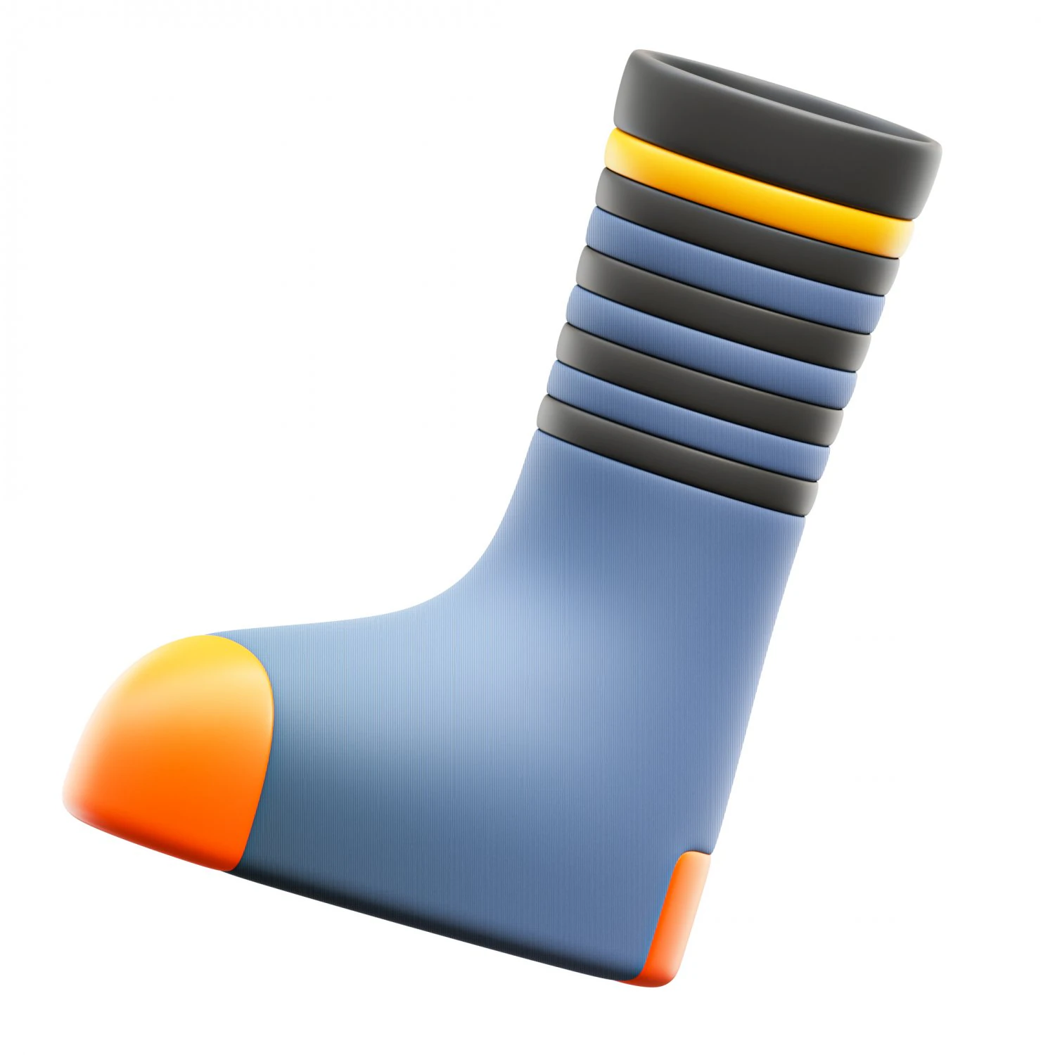 Sock 3D Model .c4d .max .obj .3ds .fbx .stl .blend 
