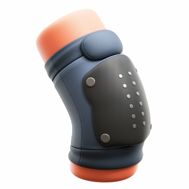 Elbow Protector 3D Model .c4d .max .obj .3ds .fbx .stl .blend 