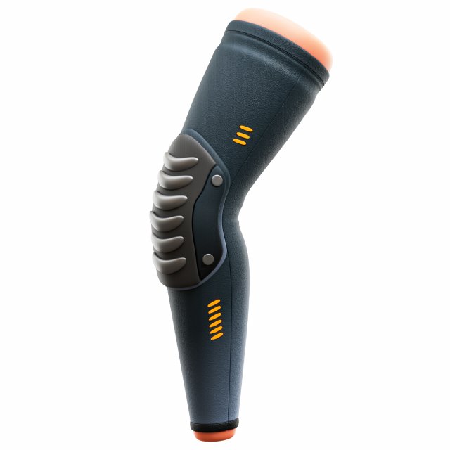 Knee Protector 3D Model .c4d .max .obj .3ds .fbx .stl .blend 