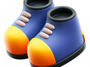 Cycling Shoes 3D Model