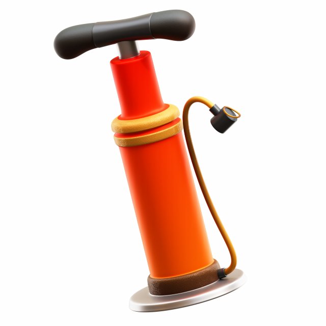 Air Pump 3D Model .c4d .max .obj .3ds .fbx .stl .blend 