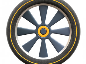 Bicycle Tire 3D Model