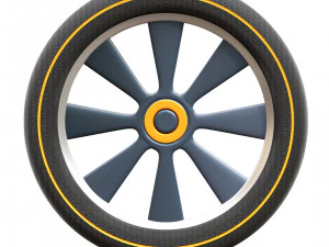 Pneu de bicicleta Modelo 3D