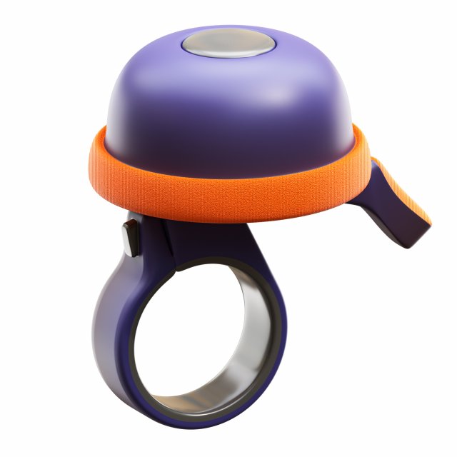 Cycle Bell 3D Model .c4d .max .obj .3ds .fbx .stl .blend 