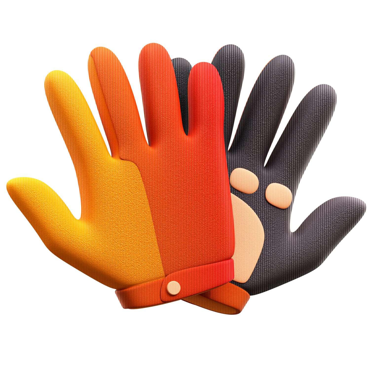 Gloves 3D Model .c4d .max .obj .3ds .fbx .stl .blend 