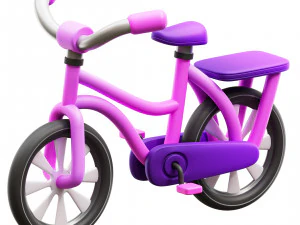 Kadın Spor Bisikleti 3D Model