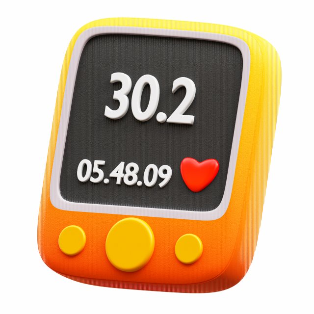 Heart Rate Monitor Modèle 3D .c4d .max .obj .3ds .fbx .stl .blend 