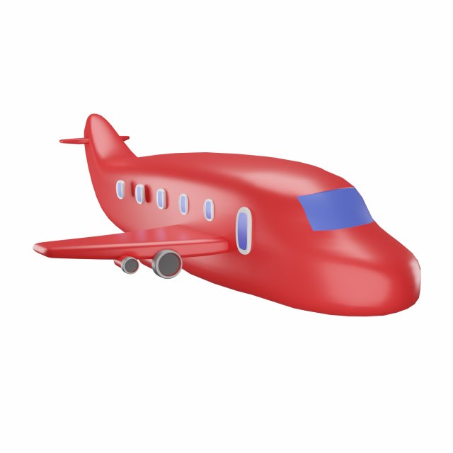 Plane 3D Модель .c4d .max .obj .3ds .fbx .stl .blend 