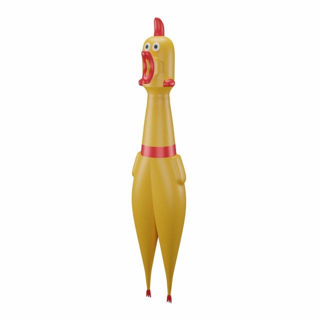Rubber Chicken Modelo 3D .c4d .max .obj .3ds .fbx .stl .blend 