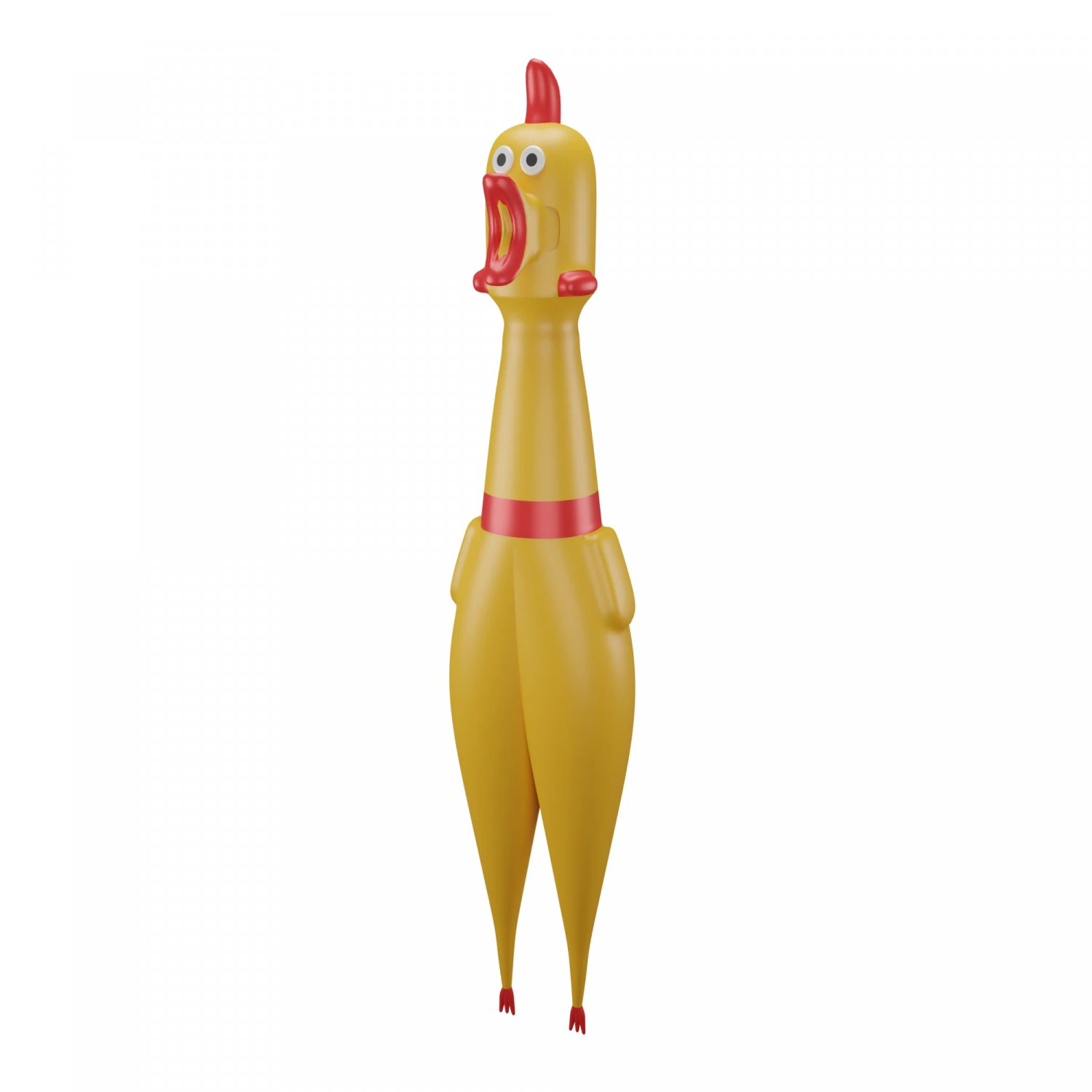 Rubber Chicken 3D Model .c4d .max .obj .3ds .fbx .stl .blend 