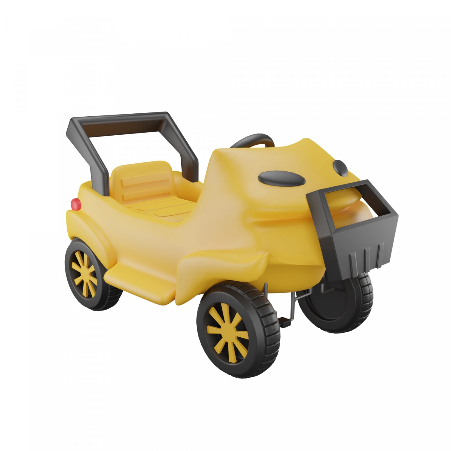 Toy Car Smart Cross 3D Model .c4d .max .obj .3ds .fbx .stl .blend