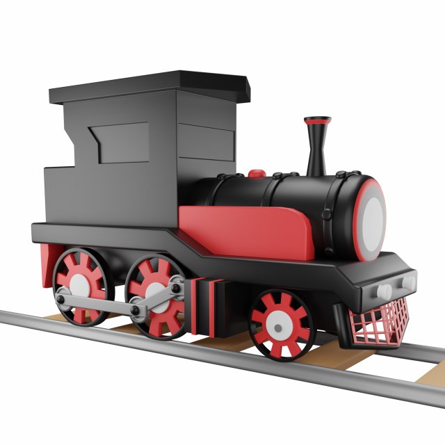 Train Modello 3D .c4d .max .obj .3ds .fbx .stl .blend 