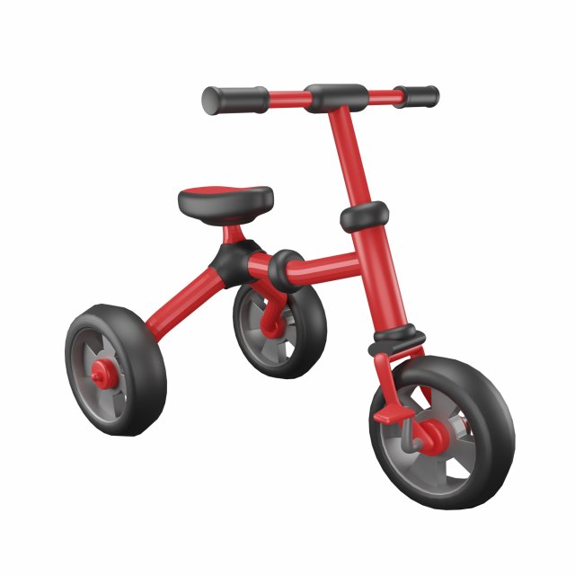 Tricycle 3Dモデル .c4d .max .obj .3ds .fbx .stl .blend 