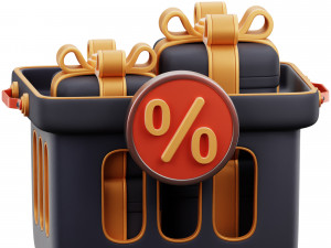 Black Friday 3D 3D Model