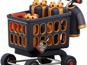 Black Friday 3D 3D Model