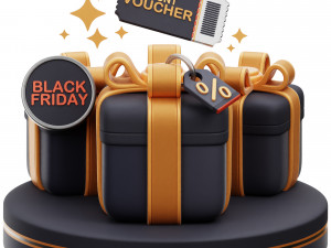 Black Friday 3D 3D Model