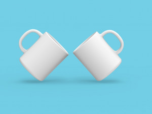 3d mug mockup Modelo 3D