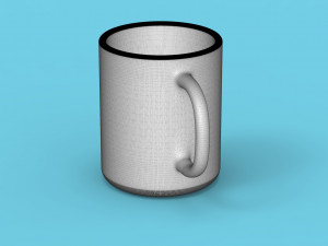 3d mug mockup Modelo 3D