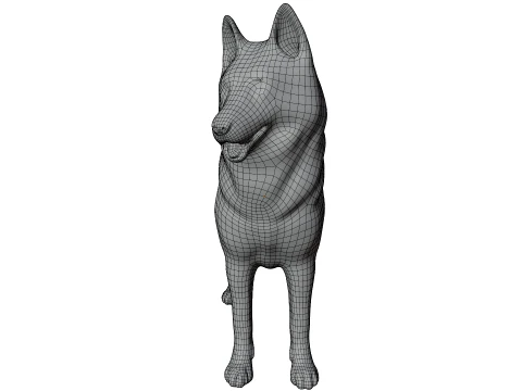 Siberian Husky 3D Model