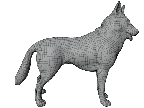 Siberian Husky 3D Model