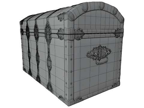 Treasure Chest 3D Model