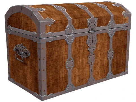 Treasure Chest 3D Model