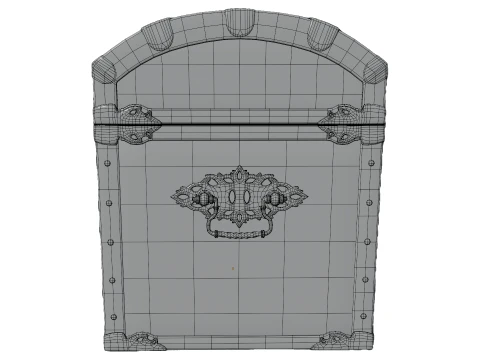 Treasure Chest 3D Model
