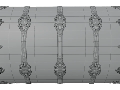 Treasure Chest 3D Model