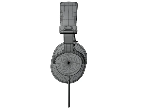소니 MDR 7506 3D 모델