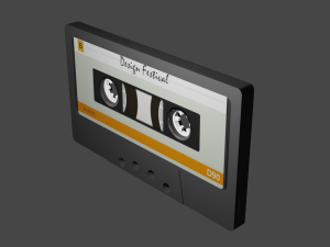 Audio cassette 3D 模型