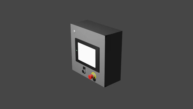 Kontrol Paneli 3D Model .c4d .max .obj .3ds .fbx .stl .blend 