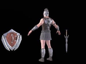 Greek Warrior 01 3D मॉडल
