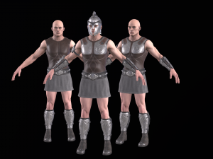 Greek Warrior 01 3D मॉडल