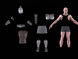 Greek Warrior 01 3D मॉडल