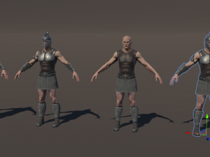 Greek Warrior 01 3D मॉडल