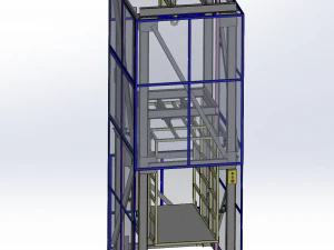 1톤 로딩 - 컨베이어 3D 모델